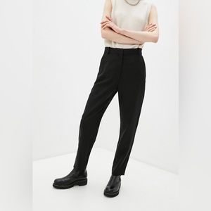 Sandro High Waisted Pleated Trousers Size 8